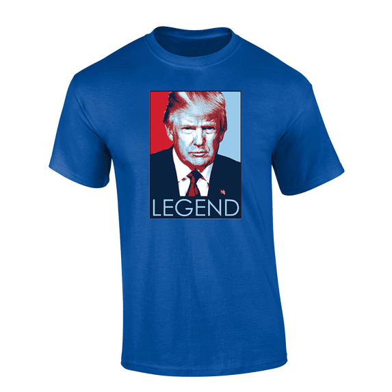 Trenz Shirt Company Red, White, And Blue Trump For President 2024 Short Sleeve Mens Graphic T-Shirt-Royal-xl