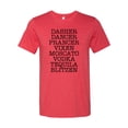 thumbnail image 1 of Trenz Shirt Company Reindeer Alcohol Unisex Short Sleeve T-shirt-Heather Red-X-Large, 1 of 4