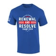 thumbnail image 1 of Trenz Shirt Company Renewal And Resolve Trump 2024 Mens Graphic T-Shirt-Heather Royal-large, 1 of 1