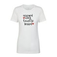 thumbnail image 1 of Trenz Shirt Company Rescued is My Favorite Breed Hearts Ladies Slim Fit Short Sleeve T-Shi White, 1 of 4