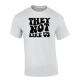 thumbnail image 1 of Trenz Shirt Company Retro Outline They Not Like Us Short-Sleeve T-Shirt-White-large, 1 of 1