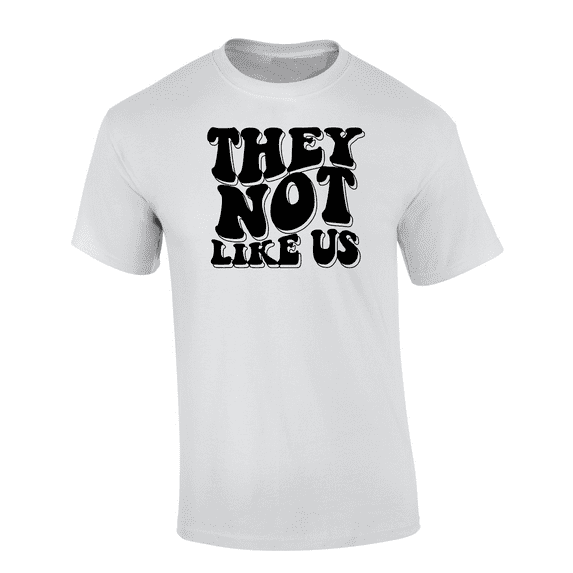 Trenz Shirt Company Retro Outline They Not Like Us Short-Sleeve T-Shirt-White-large