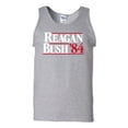thumbnail image 1 of Trenz Shirt Company Ronald Reagan Bush '84 Cool Retro Tank Top-Sportsgray-Large, 1 of 6