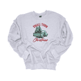 thumbnail image 1 of Trenz Shirt Company Small Town Christmas Pine Tree Loaded Truck Christmas Crewneck Sweatshirt-Ash-large, 1 of 1