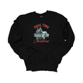 thumbnail image 1 of Trenz Shirt Company Small Town Christmas Pine Tree Loaded Truck Christmas Crewneck Sweatshirt-Black-xxl, 1 of 1