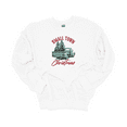 thumbnail image 1 of Trenz Shirt Company Small Town Christmas Pine Tree Loaded Truck Christmas Crewneck Sweatshirt-White-4xl, 1 of 1