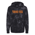 thumbnail image 1 of Trenz Shirt Company Team Color Orange Distressed Tennessee Football State Name Rocky Top Mens Tie-Dye Hoodie-Black-xxl, 1 of 1