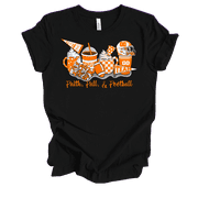 Trenz Shirt Company Tennessee Faith, Fall, and Football Womens Short Sleeve T-shirt-Black-X-Large