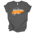 thumbnail image 1 of Trenz Shirt Company Tennessee Girl State Team Color Womens Short Sleeve T-shirt-Asphalt-Large, 1 of 1
