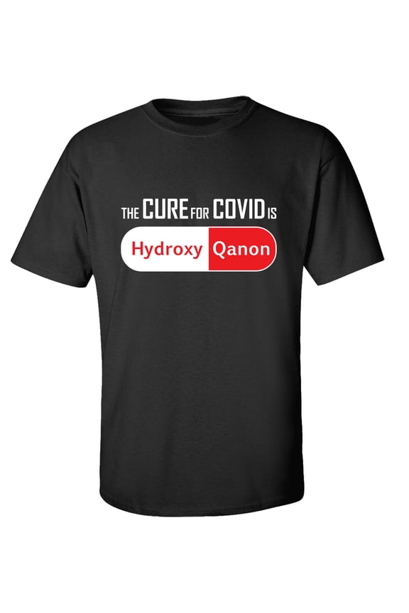 The Cure For Covid Unisex Short Sleeve T-shirt-Black-Medium