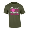 thumbnail image 1 of Trenz Shirt Company The Strongest Women Are Basketball Officials Funny IAABO Basketball Short Sleeve T-Shirt-Military-Medium, 1 of 1
