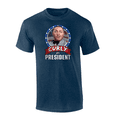 thumbnail image 1 of Trenz Shirt Company The Three Stooges Curly For President 2024 Short Sleeve Mens Graphic T-Shirt-Heather Navy-xl, 1 of 1