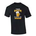 thumbnail image 1 of Trenz Shirt Company This Beer Is Making Me Awesome Short Sleeve Mens Graphic T-Shirt-Black-xl, 1 of 1