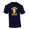 thumbnail image 1 of Trenz Shirt Company This Beer Is Making Me Awesome Short Sleeve Mens Graphic T-Shirt-Navy-xxl, 1 of 1