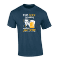 thumbnail image 1 of Trenz Shirt Company This Beer Is Making You Look Awesome Short Sleeve Mens Graphic T-Shirt-Blue Dusk-xl, 1 of 1