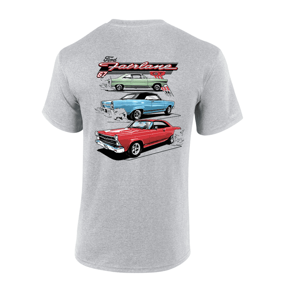 Trenz Shirt Company Triple 67 Fairlane GT Short-Sleeve Mens T-Shirt-Sports Grey-large