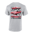 thumbnail image 1 of Trenz Shirt Company Triple Mustang 1968, 1968, 1971, Come Feel The Sweet Handling Short-Sleeve Mens T-Shirt-Sports Grey-xxl, 1 of 1