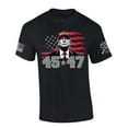 thumbnail image 1 of Trenz Shirt Company Trump 45 47 Making America Great Again Short sleeve T-shirt-Black-4xl, 1 of 1