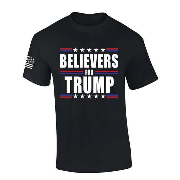 Trenz Shirt Company Trump Vance 2024 Believers For Trump Short Sleeve T-shirt-Black-6xl