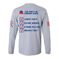 thumbnail image 1 of Trenz Shirt Company Trump Vance 2024 Republican Party of Common Sense Long Sleeve T-shirt-Sports Grey-xxl, 1 of 1