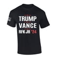 thumbnail image 1 of Trenz Shirt Company Trump Vance Kennedy RFK Jr. 2024 Short Sleeve T-shirt-Black-6xl, 1 of 1