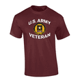 thumbnail image 1 of Trenz Shirt Company U.S. Army Veteran: Solider For Life Short Sleeve Mens Graphic T-Shirt-Maroon-small, 1 of 1