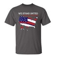thumbnail image 1 of Trenz Shirt Company We Stand United Short Sleeve T-shirt-Charcoal-4xl, 1 of 4