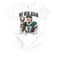 thumbnail image 1 of Trenz Shirt Company We Won Again Trump 47 Lets Go Eagles Womens Short-Sleeve T-shirt-White-large, 1 of 1