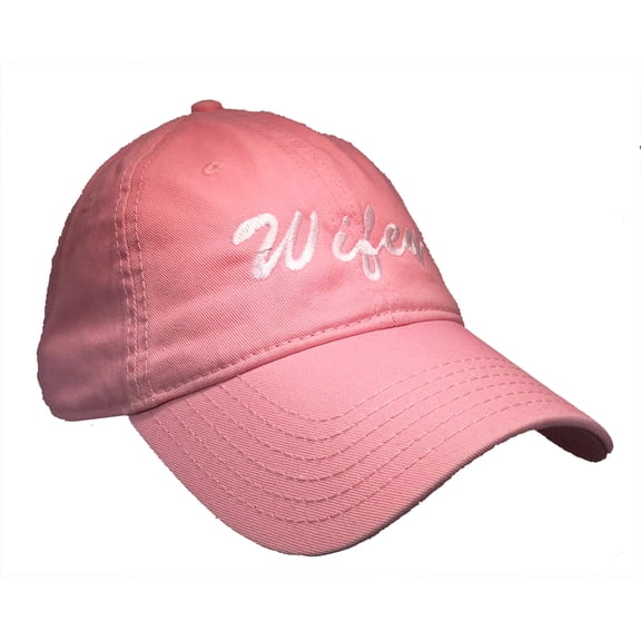 Trenz Shirt Company Wifey Adult Adjustable Strap Hat, Light Pink