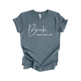 thumbnail image 1 of Trenz Shirt Company Women's Bruh Formerly Known As Mom Short Sleeve T-Shirt - Humorous Mother's Day Shirt - Perfect Mothers Day Shirts for Women - Ideal Mother's Day Shirt Gift, Heather Slate-Medium, 1 of 1
