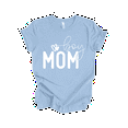 thumbnail image 1 of Trenz Shirt Company Women's Cursive 'Boy' Mom Hearts Short Sleeve T-Shirt – Cute & Stylish-Baby Blue-large, 1 of 1