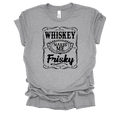 thumbnail image 1 of Trenz Shirt Company Women's Funny Whiskey Makes Me Frisky Short Sleeve T-Shirt-Athletic Grey-3X-Large, 1 of 1