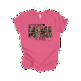 thumbnail image 1 of Trenz Shirt Company Women's Glitter And Dirt Mom Of Both Camo Cheetah Print Short Sleeve T-Shirt - Cute Mother's Day Shirt, Mothers Day Shirts For Women, Mother's Day Shirt Gift,Charity Pink-Small, 1 of 1