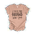 thumbnail image 1 of Trenz Shirt Company Women’s Graphic T-Shirt - If You Ate Today, Thank a Farmer Design-Heather Prism Peach-large, 1 of 1