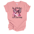 thumbnail image 1 of Trenz Shirt Company Women's In October We Wear Pink Cheetah Bow Short Sleeve T-Shirt-Pink-X-Large, 1 of 4