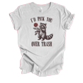 thumbnail image 1 of Trenz Shirt Company Women's Valentine's Funny Pick You Over Trash Short Sleeve T-Shirt-Ash-3X-Large, 1 of 1