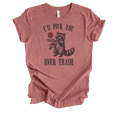 thumbnail image 1 of Trenz Shirt Company Women's Valentine's Funny Pick You Over Trash Short Sleeve T-Shirt-Heather Mauve-Medium, 1 of 1