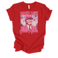 thumbnail image 1 of Trenz Shirt Company Women's Valentine's Trump Make Love Great Again Short Sleeve T-Shirt-Red-3X-Large, 1 of 1