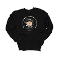 thumbnail image 1 of Trenz Shirt Company Womens Christian Be Strong Be Brave Be Fearless Joshua 1:9 Crewneck Sweatshirt-Black-Small, 1 of 1