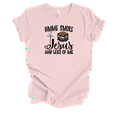 thumbnail image 1 of Trenz Shirt Company Womens Christian Gimme S'More Jesus And Less Of Me Short Sleeve T-shirt Graphic Tee-Soft Pink-medium, 1 of 1