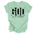 thumbnail image 1 of Trenz Shirt Company Womens Christian God Is In Control Short Sleeve T-Shirt-Mint-Small, 1 of 1