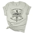 thumbnail image 1 of Trenz Shirt Company Womens Christian Tshirt I Can Do All Things Unisex Short Sleeve Unisex T-shirt-Athletic Heather-xl, 1 of 1