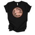 thumbnail image 1 of Trenz Shirt Company Womens Cute Distressed Vintage Yee Haw Cheetah Print Circle Ladies Short Sleeve T-Shirt-Black-XX-Large, 1 of 1