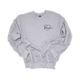 thumbnail image 1 of Trenz Shirt Company Womens Cute Mama Heart Left Chest Embroidered Crewneck Sweatshirt-Sport Grey-Small, 1 of 1