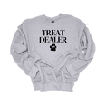 thumbnail image 1 of Trenz Shirt Company Womens Dog Treat Dealer Paw Print Crewneck Sweatshirt-Sport Grey-4X-Large, 1 of 1