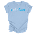 thumbnail image 1 of Trenz Shirt Company Womens Funny Cute Only Moms Short Sleeve T-Shirt-Baby Blue-3X-Large, 1 of 1
