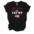 thumbnail image 1 of Trenz Shirt Company Womens Funny Hot Moms For Trump 2024 Short Sleeve T-Shirt-Black-Large, 1 of 1
