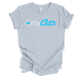 thumbnail image 1 of Trenz Shirt Company Womens Funny Only Cats Short Sleeve T-Shirt-Light Blue-3X-Large, 1 of 1