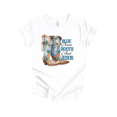 thumbnail image 1 of Trenz Shirt Company Womens Graphic T-Shirt - Blue Jeans, Boots, & Jesus Design-White-xl, 1 of 1