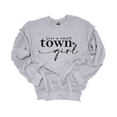 thumbnail image 1 of Trenz Shirt Company Womens Just A Small Town Girl Heart Long-Sleeve Crewneck Sweatshirt-Sports Grey-small, 1 of 1